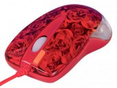 Мышь A4 X6-999D rose red optical GLaser 2X Click USB