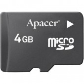 Флеш карта microSDHC 4Gb Class4 Apacer без переходника
