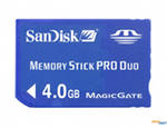 Пам.Memory Stick PRO DUO 4Gb Silicon Power без адаптера  (sandisk inside)